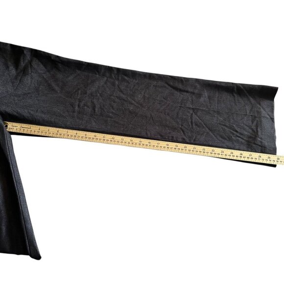 Nine West Suit Pants Women's size 2 charcoal grey gray wide leg dress pants - Picture 6 of 12